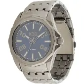 Diesel Analoog horloge 'STINGER' navy / zilver