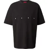 HUGO Shirt 'Dariso' zwart / wit