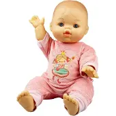 Heless Meisjes Babypop met Velours Romper Prinses Emily - 34cm