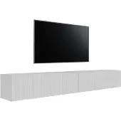 Selsey TV-meubel Vesper zwevend 200 cm | mdf wit 201.60000610351562x28.5x31.600000381469727 cm tv-meubels | NADUVI