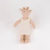 Egmont toys knuffel giraf biologisch katoen 26 cm baby speelgoed.