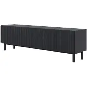 Selsey TV-meubel Vesper | Design metaal zwart 140x46.5x31.600000381469727 cm tv-meubels | NADUVI