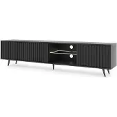 Selsey TV-Meubel Giulia | Design hout zwart 175x44x31 cm tv-meubels | NADUVI