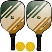 Lynx Sport Basic Wooden Pickleball-peddel 2 Eenheden