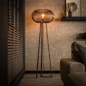 Lyora Draadlamp vloerlamp Copper Ø 55cm - 1x E27
