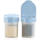 Tupperware kleine kruidenovaaltjes set van 2 stuks a 100 ml
