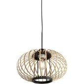 Steinhauer Hanglamp Silva met bamboe kap Ø31cm