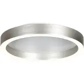 Steinhauer Design plafondlamp Ringlux geborsteld metaal Ø 30cm