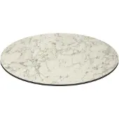 Oviala - Ronde HPL tuintafel 70 cm marmer - Opera