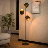 Lyora Rustieke vloerlamp Kinetic 167cm - charcoal