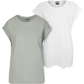Urban Classics Shirt mintgroen / wit