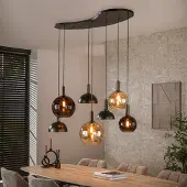 Lyora Hanglamp Cluster met gemixte kappen