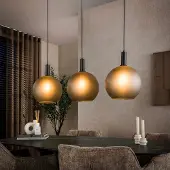 Lyora Glazen hanglampen Bubble 3x E27
