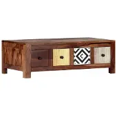 vidaXL Salontafel 90x50x30 cm massief acaciahout