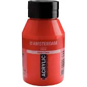 Amsterdam Acrylverf 396 Naftolrood Middel 1L