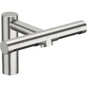 Boss & Wessing Handwas wastafelkraan met föhn handdroger bws pure brushed 1200 w