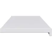 vidaXL Raamdorpel Wit 120 x 35 x 4,5 cm PVC