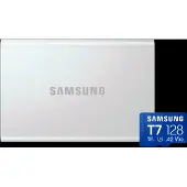 Samsung T7 Resurrected Portable SSD 2TB + MicroSDXC T7 128GB 170MB/s