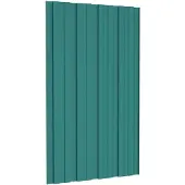 vidaXL Dakpaneel 12 st Groen 80 x 45 cm Verzinkt staal