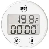 Tlily IJsbadthermometer met Timer Automatische Ijsbadwaterthermometer Vochtigheidsinstrumenten Thuismeetinstrumenten