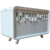 TAUOH Ruis Machine Diffuser Lucht Aroma Luchtbevochtiger met 8 Verstelbare, Nachtlampje, Bluetooth-Luidspreker