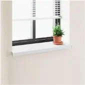 vidaXL Vensterbank, wit, 60 x 35 x 4,5 cm, PVC