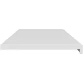 vidaXL Vensterbank, wit, 120 x 40 x 4,5 cm, PVC