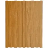 vidaXL Dakpaneel 12 st Naturel 60 x 45 cm Gegalvaniseerd staal