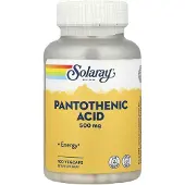 Solaray , Pantothenzuur, 500 mg, 100 Veggicaps