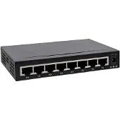 InLine 8-poorts Gigabit-switch, 1 Gb/s, desktop, metalen behuizing
