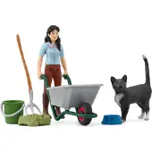 Schleich 42747 Muck-Out And Care Set