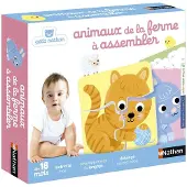 Nathan Jeu découverte 4 animaux de la ferme à assembler