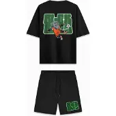 BLACK BANANAS Kinderen World Cup Twin Set, Zwart