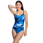 ORY Damesbadpak met Rechte Halslijn en Open Rug W260481