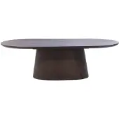 Giga Meubel Salontafel Stijn Walnoot Deens Ovaal 130cm