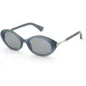 Nina Ricci Zonnebril - - SNR481 - Doorzichtig blauw - Acetaat - Ovaal 53/19/140