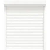 vidaXL Rolluik Wit 100 x 120 cm Aluminium en polyurethaan