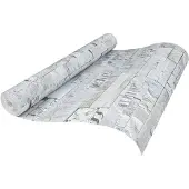 vidaXL 3D Steen Behang Lichtgrijs 10 x 0,53 m Non-Woven Stof