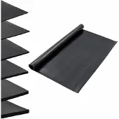vidaXL Vloermat Zwart 1,2 x 2 m Rubber