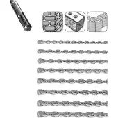 WT&D Set extra lange SDS-plus betonboren (8 stuks)