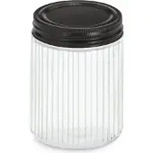 Zeller glazen kruidenpotje 300 ml present - Transparant - Met deksel | Vaatwasserbestendig | BPA-vrij