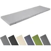 Garronda Bankkussen 120x40 cm – 4 cm dik – Waterafstotend & UV-bestendig – Lichtgrijs GD-AM-Dino