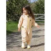 Ducksday Regenpak – Regenoverall – Waterdicht & Ademend – PFAS-vrij – Gerecycled Polyester – Maat 98/104 – Lemonade