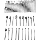 WT&D Set van 50 freesjes en raspen, 3.175 mm