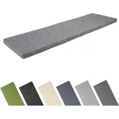 Garronda Bankkussen 140x40 cm – 4 cm dik – Waterafstotend & UV-bestendig – Grijs GD-AM-Dino