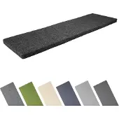 Garronda Bankkussen 140x40 cm – 4 cm dik – Waterafstotend & UV-bestendig – Zwart GD-AM-Dino
