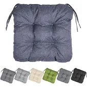 Garronda Stoelkussen 40x40 cm – 4 cm dik – Waterafstotend & UV-bestendig – Marineblauw GD-AM-Lara