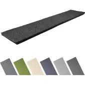 Garronda Bankkussen 200x40 cm – 4 cm dik – Waterafstotend & UV-bestendig – Zwart GD-AM-Dino