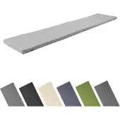 Garronda Bankkussen 180x40 cm – 4 cm dik – Waterafstotend & UV-bestendig – Lichtgrijs GD-AM-Dino