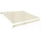 vidaXL Vervangingsdoek voor luifel 400x300 cm polyester crèmekleurig